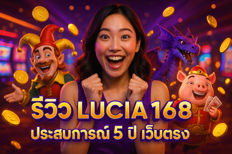 รีวิว LUCIA168 ประสบการณ์ 5 ปี เว็บตรง