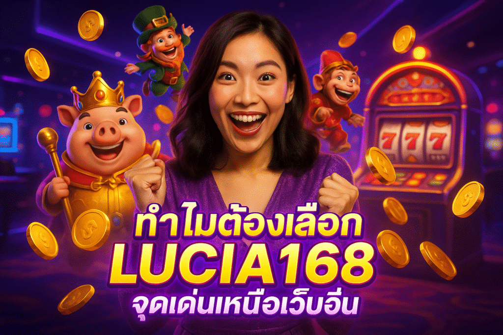 ทำไมต้องเลือก LUCIA168 จุดเด่นเหนือเว็บอื่น