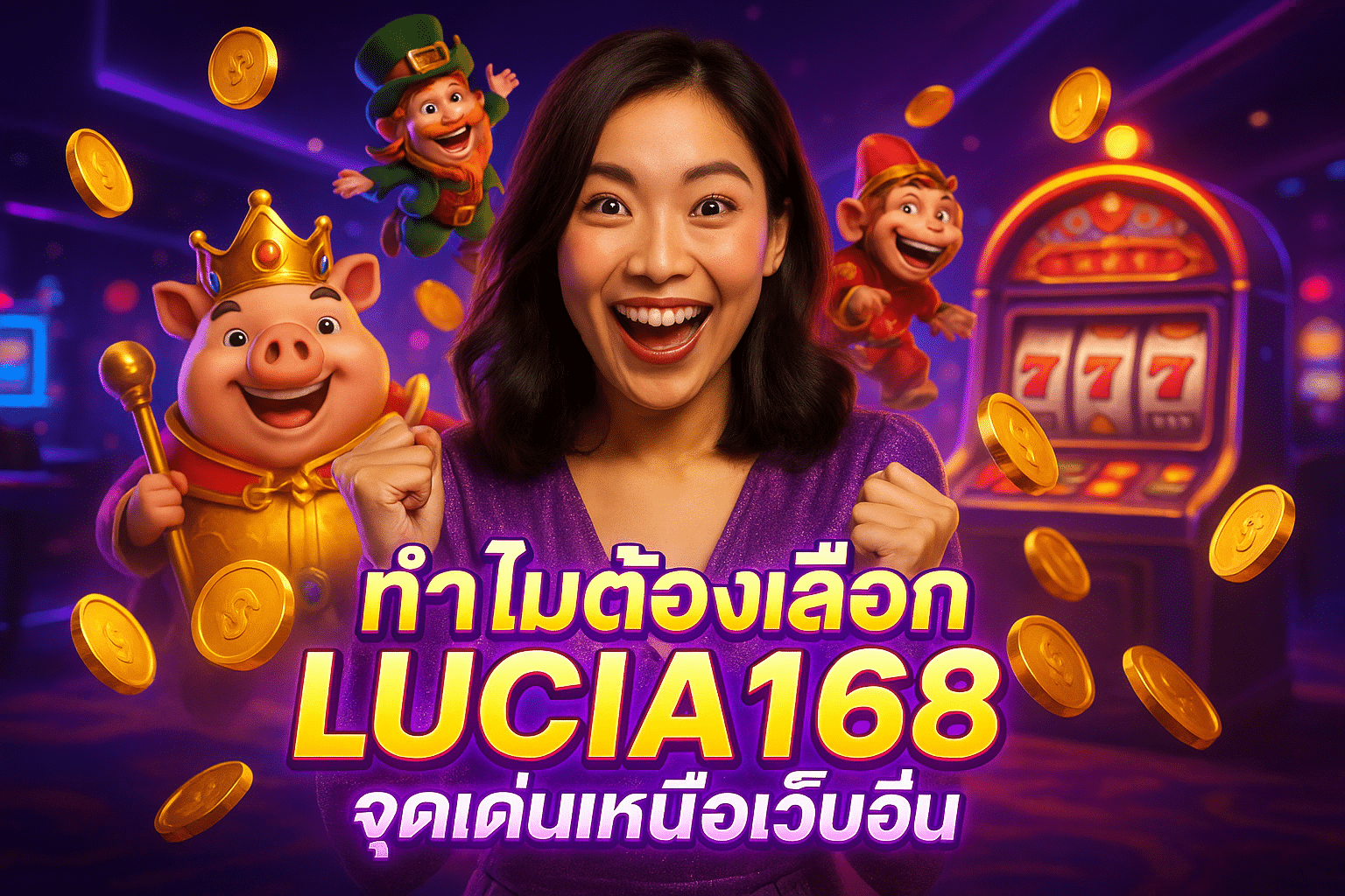 ทำไมต้องเลือก LUCIA168 จุดเด่นเหนือเว็บอื่น
