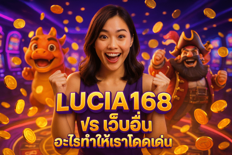 LUCIA168 vs เว็บอื่น อะไรทำให้เราโดดเด่น