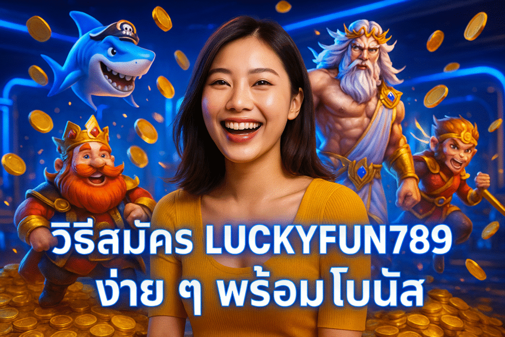 วิธีสมัคร LUCKYFUN789 ง่าย ๆ พร้อมโบนัส